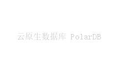 云原生数据库 PolarDB